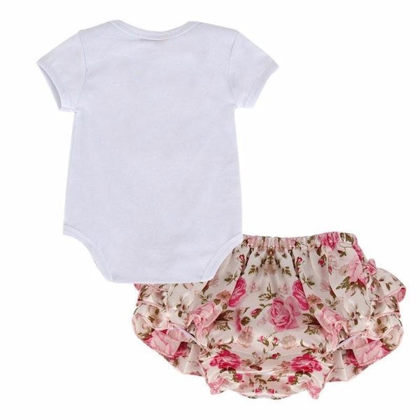 Flower Print Summer Romper