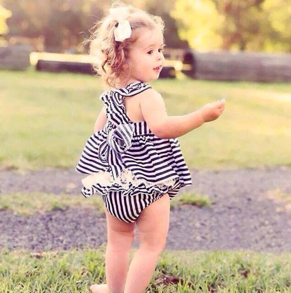 Backless Dress Bow Outfit