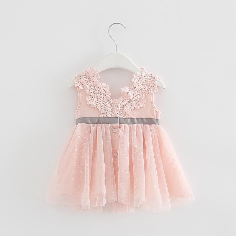 Bow Lace Infant Dress