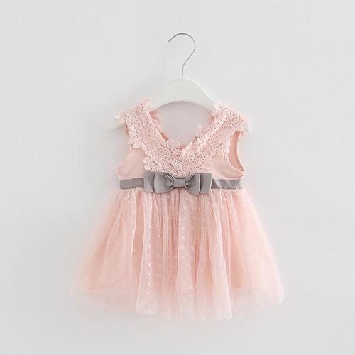 Bow Lace Infant Dress