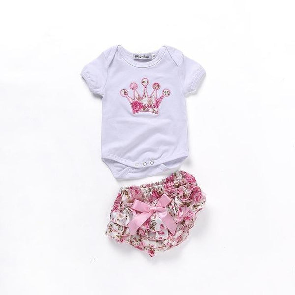 Flower Print Summer Romper