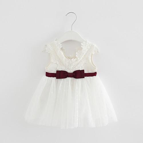 Bow Lace Infant Dress